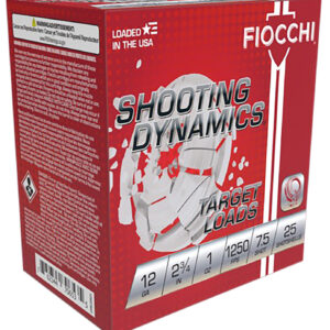 Fiocchi Shooting Dynamics 12 GA 2.75in 1 oz #7.5 25rd