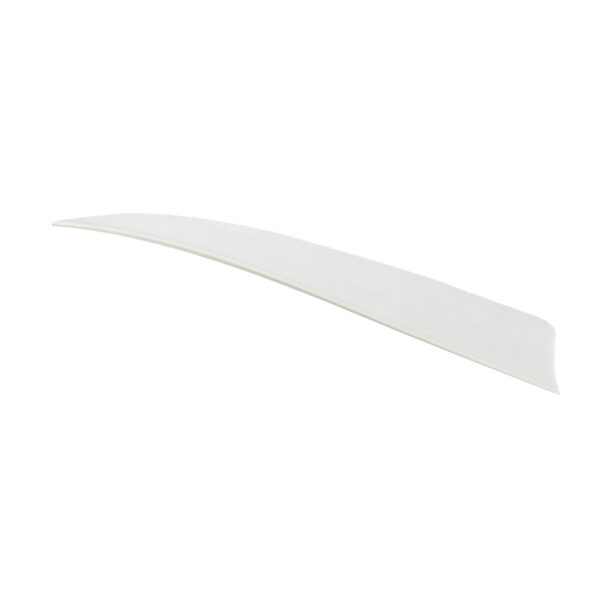 16505_1 Trueflight Shield Cut Feathers White 4 in. RW 100 pk.