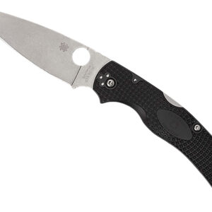 Spyderco Native Chief Black LW 4.02 in Plain Edge Knife