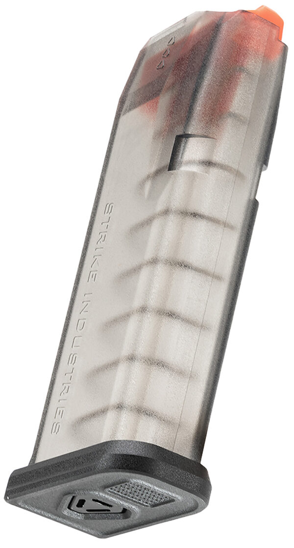 165317 Strike Industries GMAG19 15rd Compatible w/ Glock 19/26 Gen3-5 Translucent Smoke