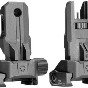 Strike Industries SPBUS Polymer Backup Sights Black for AR-15