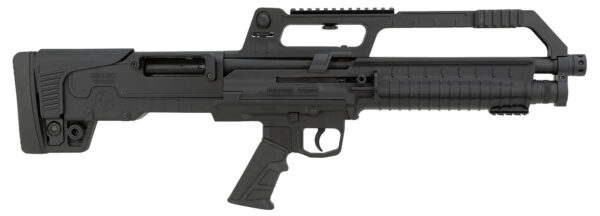 Escort HEBA12180001 BullTac SA 12 Gauge Semi-Auto 3″ 5+1 18″ Black Stainless Steel Barrel, Black Aluminum/Polymer Receiver w/Picatinny Rail, Black Bullpup Synthetic Stock, Black Grip