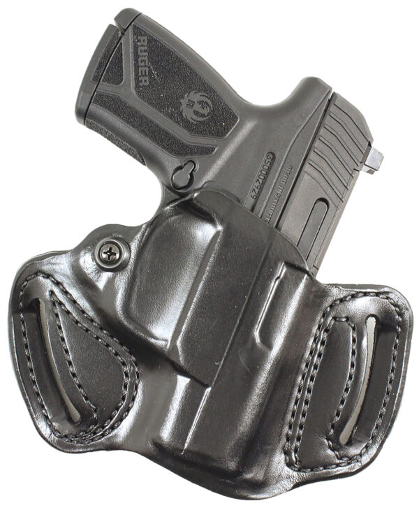 DeSantis Mini Slide Holster — Black Leather, Right Hand