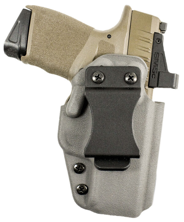 165788 DeSantis Gunhide 220LA1LZ0 Mean Streak IWB Pewter Gray Kydex/ Fits Glock 19/45/23/32 Belt Clip Mount Right Hand
