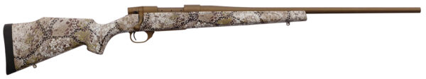 165958 Weatherby VAP7MMPR4T Vanguard Badlands 7mm PRC 3+1 24″ Burnt Bronze Cerakote #2 Threaded Barrel, Drilled & Tapped Steel Receiver, Badlands Approach Camo Monte Carlo w/Raised Comb Synthetic Stock
