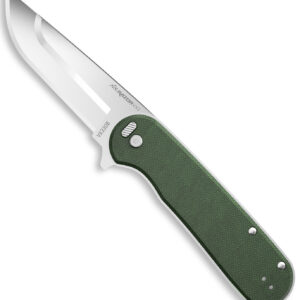 Outdoor Edge Razor VX3 3″ EDC Folding Knife — Green Micarta