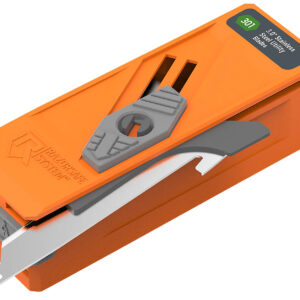 Outdoor Edge RR30D12C Blade Dispenser  Blaze Orange, 12 Drop Point 3″ 420J2 SS Blades