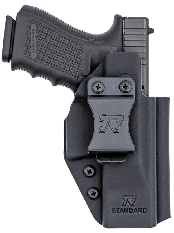 166164 Rounded Gear Universal Kydex IWB Holster Right Hand Black