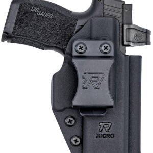 ROUNDED GEAR Universal Kydex IWB Holster — Right Hand, Black