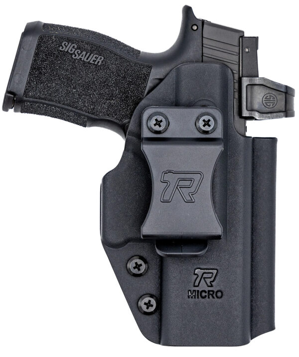 ROUNDED GEAR Universal Kydex IWB Holster — Right Hand, Black