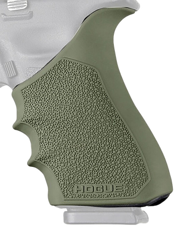 Hogue HandAll Beavertail Grip Sleeve OD Green, Fits Glock Gen 3/4