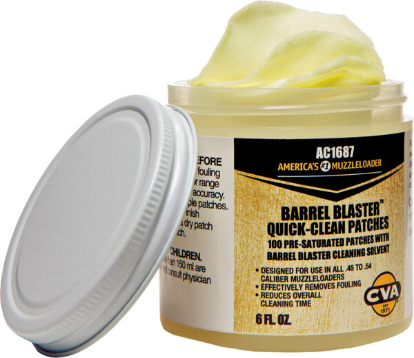 CVA Barrel Blaster Quick-Clean Patches 100-Pack