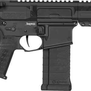 CMMG 54AE10FAB Banshee MK4 5.7x28mm 32+1, Black Nitride Medium Taper Threaded Barrel, EML 11″ M-LOK Handguards, Black Armor Cerakote Aluminum Picatinny Rail Receiver, CMMG Zeroed Grips