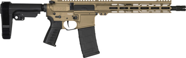 166437 CMMG 30AB20FCT Banshee MK4 300 Blackout 30+1 12.50″ Black Nitride Medium Taper Threaded Barrel, EML 7″ M-LOK Handguards, Coyote Tan Cerakote Aluminum Picatinny Rail Receiver, CMMG Zeroed Grips