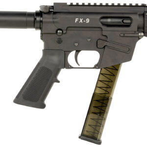 FREEDOM ORDNANCE FX9P4SBM FX-9  9mm Luger 31+1 4″ Black Nitride Steel Barrel, M-LOK Handguards, Black Anodized Aluminum Picatinny Rail Receiver, Black SB Mini Brace, AR15 Grip