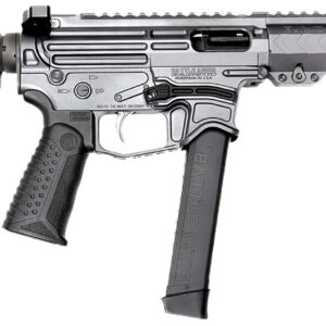 Battle Arms Development XIPHOS004 Xiphos  9mm Luger 30+1 8.50″ Black Barrel, M-LOK Handguards, Combat Gray Aluminum Picatinny Rail Receiver  Black Synthetic Adjustable Stock, Adj Black Grips