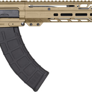 CMMG 86A8E0BCT Dissent MK47 7.62x39mm 30+1 12.50″ Black Nitride Threaded Barrel, M-LOK Handguards, Coyote Tan Cerakote Aluminum Picatinny Rail Receiver