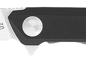 CobraTec Knives CTMONBLK Monarch  3.50″ Folding Plain Satin D2 Steel Blade, 4.75″ Black G10 Handle