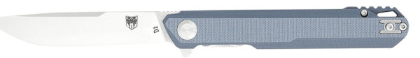 167313 CobraTec Monarch 3.5″ D2 Blade Gray G10 Folder