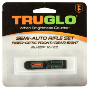 Truglo TG111W Ruger 10/22 Fiber Optic Sight Set