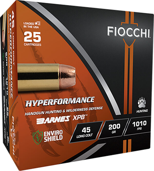 167405 Fiocchi Hyperformance Hunt .45 Long Colt 200 gr XPB 25rd