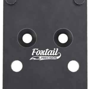 Foxtail Precision 100001 Red Dot Adapter Plate for Optics-Ready Pistol  Black Anodized CZ P10