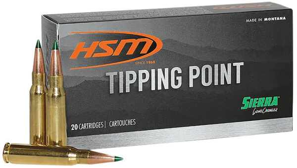 167515 HSM Tipping Point 7 mm Remington Magnum 162 gr Hornady SST – 20rd Box
