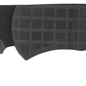 CobraTec Knives CTCLNHRBLK Cyclone Hidden Release 3″ Flip Open Plain Black TiCN D2 Steel Blade, 4″ Black Aluminum Handle