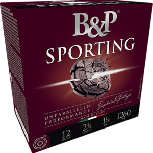 B&P Sporting Clay 12 Gauge 2.75″ 1 oz #8, 25/Box
