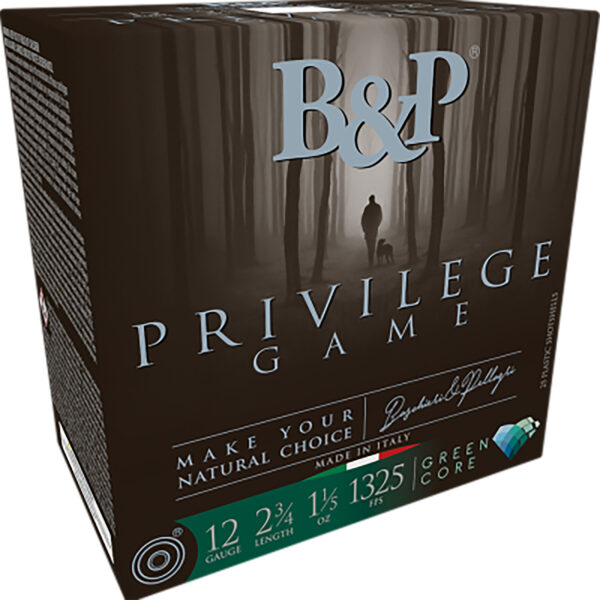 167977 B&p Ammunition 12B15PG6 Privilege Game 12Gauge 2.75″ 1 1/5oz 6Shot 25 Per Box/10 Case