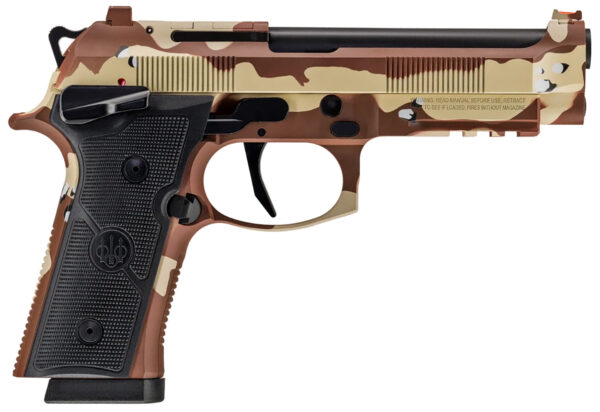 Beretta 92XI American Combat 9mm 4.7in Chocolate Chip 15+1