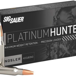 168593 Sig Sauer E3WMPH18020 Platinum Hunter 300WM 180gr 20 Per Box/10 Case