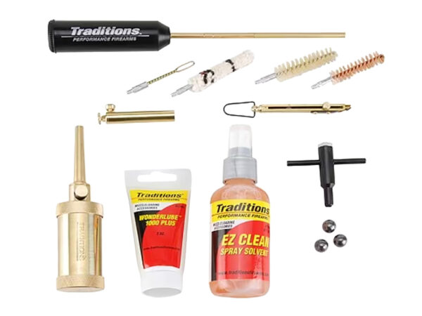 16894 Traditions A5120 Sportsman Kit 44 Cal Revolver Nylon Bristles 1 Kit