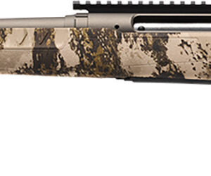 Savage Arms 32348 Axis 2 Pro Compact 308 Win 4+1 20″ Gun Metal Bronze Cerakote Heavy Sporter Threaded Barrel & Picatinny Rail Carbon Steel Receiver, Fixed Western Camo Synthetic Stock, Left Hand