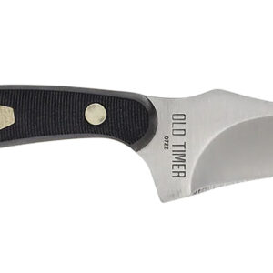 Old Timer Sharpfinger 3.3″ Fixed Blade Knife, Delrin Handle