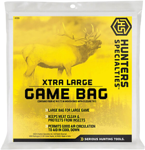 169286 Hunters Specialties HS Field Dressing Game Bag XL 42×72