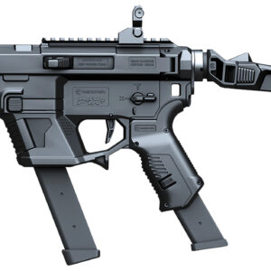 169746 Recover Tactical PIXPBFBR01 P-IX+Basic PG9 Folding Brace Metal Front Guard Black