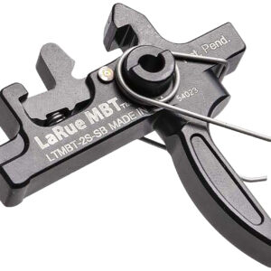 Larue Tactical LTMBT2SSB MBT-2S  Black Two-Stage Straight Fits AR10/AR15