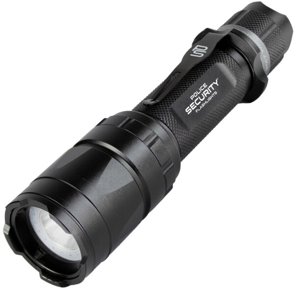 Police Security Trac Tact R 1000 Lumen Rechargeable Flashlight