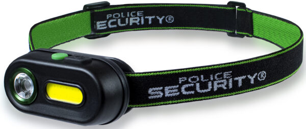 Police Security Colt-R Rechargeable Headlamp 400 Lumens Black