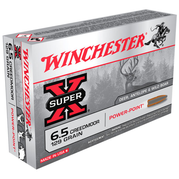 1701292_1 Winchester Super-X Rifle Ammo 6.5 Creedmoor 129 gr. Power-Point 20 rd.