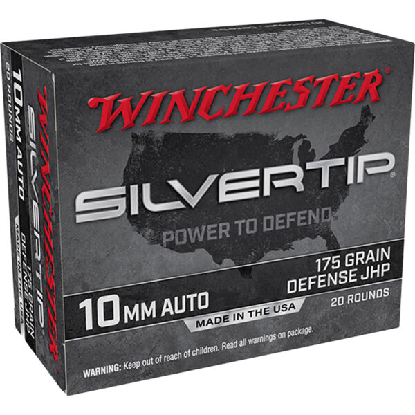 1703454_1 Winchester Super-X Pistol Ammo 10mm 175 gr. Silvertip HP 20 rd.
