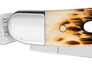 CASE Medium Stockman Amber Bone 3-Blade Pocket Knife
