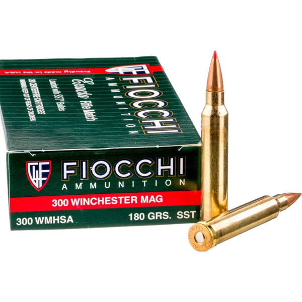 1704113_1 Fiocchi Hyperformance Hunt Rifle Ammo 300 Win. Mag. 180 gr. SST 20 rd.