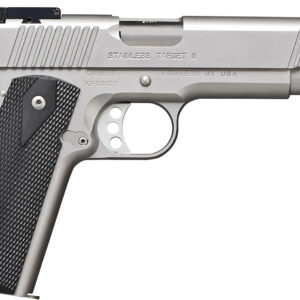 Kimber Mfg.,inc 3200107CA Stainless Target II (CA) 10mm 8+1 5″ Satin Silver Front Serrations Stainless Steel Slide Black Synthetic Double-Diamond Checkering Grip