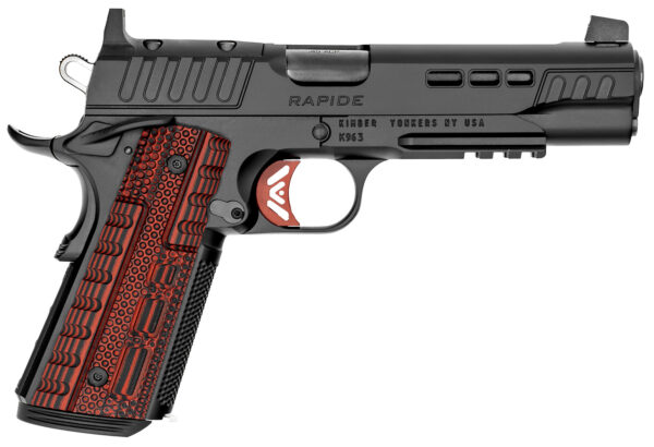 170523 KIMBER Rapide Heat 1911 9mm KimPro II Black Red G10 9+1