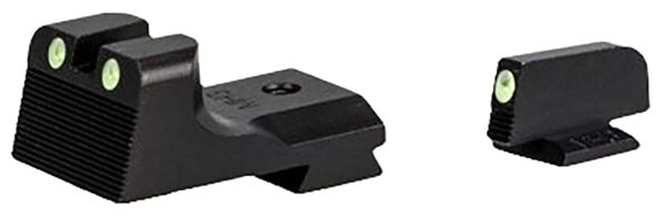 170690 Kimber Mfg.,inc ML11230 1911 Ledged Night Sight Set Green/Tritium Black Outline Front Sight-Green/Tritium Black Outline Rear Sight