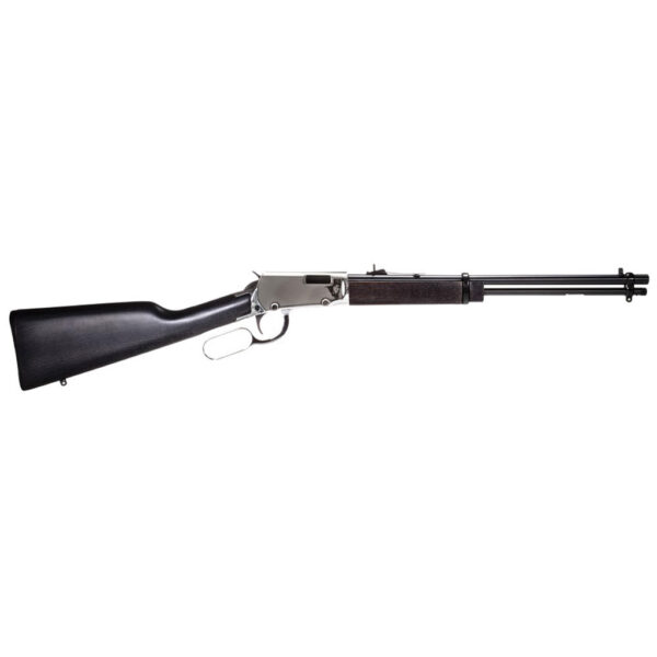 1707313_1 Rossi Rio Bravo Rifle 22 LR. 18 in. Nickel Hardwood 15 rd.
