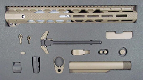 170742 Timber Creek Outdoors TCGKD Greyman Complete Build Kit AR-15 Rifle Desert