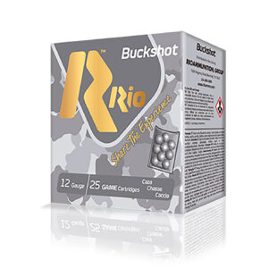 Rio Ammunition RB122725 Royal Buck  12Gauge 2.75″ 4Buck Shot 25 Per Box/10 Case